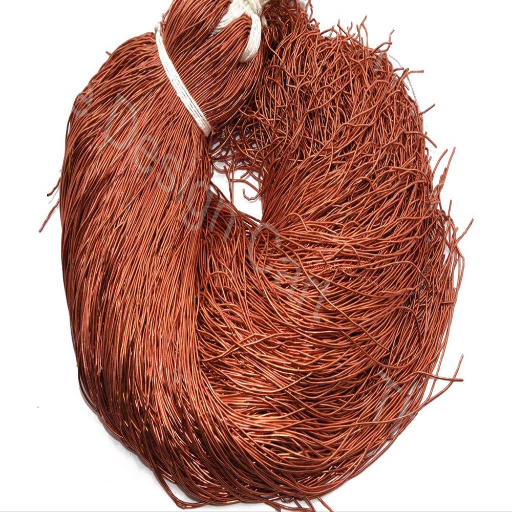 The Design Cart Burnt Sienna Dapka/Dabka/French Wire for Aari, Zardosi Embroidery and Jewellery Work (100 Grams)