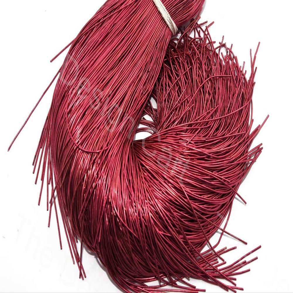 The Design Cart Blood Red Dapka/Dabka/French Wire for Aari, Zardosi Embroidery and Jewellery Work (100 Grams)