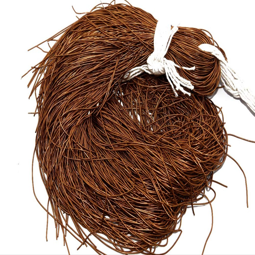 The Design Cart Copper Golden Dapka/Dabka/French Wire for Aari, Zardosi Embroidery and Jewellery Work (100 Grams)