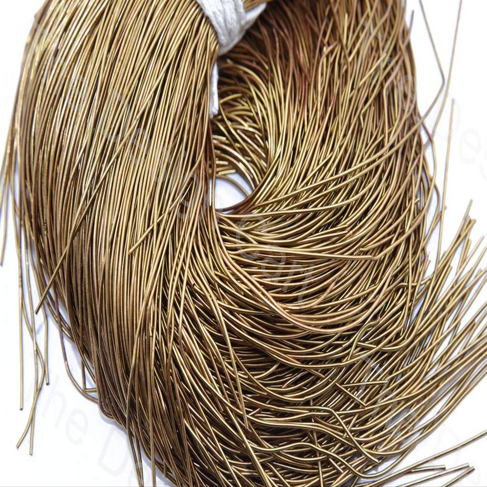 The Design Cart Gold Bronze Dapka/Dabka/French Wire for Aari, Zardosi Embroidery and Jewellery Work (100 Grams)