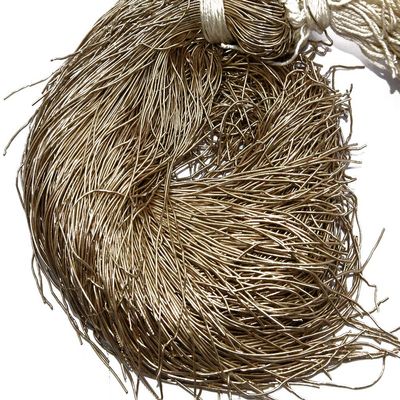 The Design Cart Gray Gold Dapka/Dabka/French Wire for Aari, Zardosi Embroidery and Jewellery Work (100 Grams)