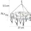 ROLLYWARE 100% Stainless Steel Hangers with Clips, Portable Clip Hangers Suitable for Hanging Small Clothes, Baby Clothes, Socks, Gloves and Stockings view 3