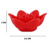 Aseenaa LED Water Floating Smokeless Multi Changing Colour Flame | Flower Shape Sensor TeaLight | Outdoor and Indoor Decoration - Set of 1 view 3
