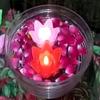 Aseenaa LED Water Floating Smokeless Multi Changing Colour Flame | Flower Shape Sensor TeaLight | Outdoor and Indoor Decoration - Set of 1 view 4