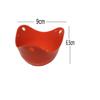 Shuban Silicone Egg Poached Cup BPA Free Microwave Safe Nonstick Egg Boiling Mould Perfect Poacher Easy to Use & Clean Molds Dishwasher Safe (4 Pack Egg Mould-Red) view 2