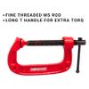 Homdum Heavy Duty G Clamp | C Type Clamping Tool | Set of 4 Pieces (3 inch) view 4