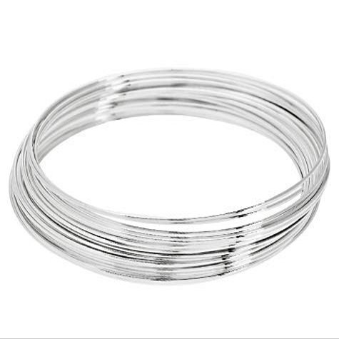 ART IFACT 20 Meters Silver Plated Copper Wire (19 Gauge, 1.02 mm) for Jewellery Making, Beading, Flower Making, Hobby and School Crafts Projects