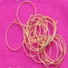 Crafts Haveli Gold Round Loop Rings  50Pc Jewelry Findings for Quilling & DIY Jewelry Making, Jump Rings for Earrings, Pendants, Bracelets & Crafts  CRAFTS HAVELI view 1