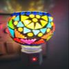 Mayukh Dealtrade Limited Beautiful Ceramic Kapoor Dani/Aroma Oil Burner Cum Night Lamp with Switch (in-Built on/Off Button for Heating) -Design on The Kapoordani May Vary view 1