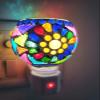 Mayukh Dealtrade Limited Beautiful Ceramic Kapoor Dani/Aroma Oil Burner Cum Night Lamp with Switch (in-Built on/Off Button for Heating) -Design on The Kapoordani May Vary view 2