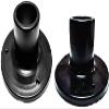 Improvhome Metal Gate Light Stand for Installing Pillar, Garden Lamp, Black, Pack of 3 view 1