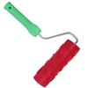 Jai Brush Industries Red 7 Inches Rose Pattern Roller Brush for Wall Painting view 3