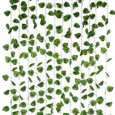 EASY-MART Artificial Hanging Vine Creeper Plants (Green, 6 Pieces)