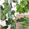 EASY-MART Artificial Hanging Vine Creeper Plants (Green, 6 Pieces) view 2