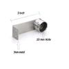 Nixnine Stainless Steel Curtain Support for Curtain Rod, Ceiling & Wall Mount, Heavy Long Band, Silver, Pack of 6 (Pair 3) (19mm) view 3