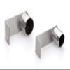 Nixnine Stainless Steel Curtain Support for Curtain Rod, Ceiling & Wall Mount, Heavy Long Band, Silver, Pack of 6 (Pair 3) (25mm) view 1