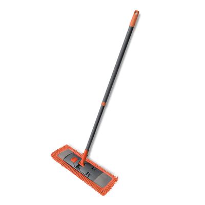 York Multipurpose Salsa Flat Microfiber Mop Wet and Dry Floor Cleaning with Height Adjustable Handle for Home and Office (ASORTED Color) (Flat Mop)