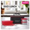 Varmora SS Duo Stainless Steel Lunch Box with 3 Airtight & Leak Proof Containers (240 ml-2 pc and Oval container-550 ml-1 pc) - Pink view 2