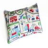 Silverlinen 100% Cotton Busy Street Single Pillow Cover for Kids Room for Boys with Piping Multicolour 18x27 Inches (Pillow NOT Included) view 1