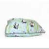 Silverlinen 100% Cotton Panda Village Single Pillow Cover with Piping for Kids Room for Boys and Girls (Pillow NOT Included) - Blue (Size: 18 x 27 Inches) view 2