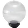 Homenique Unbreakable Polycarbonate IP54 Waterproof Gate/Path/Wall/Pillar/Garden Light Bulkhead with White Color LED Bulb (Milky, 6 Inch) Rust-Resistant B22 Lamp (Clear) view 1