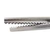 Jioo Organics Stainless Steel Handled Sewing Craft Cut Triangle Edge Pinking Shears 9" Inchi Zig-ZAG Scissors Color May vary Red or Black view 2