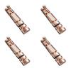 Atlantic 4 Inch Zaylo Tower Bolt for Doors & Windows | Rose Gold Finish Aluminium Kundi/Chitakni Door Latch for Main Door, Bathroom & Bedroom | Heavy Duty Tower Bolt (Pack of 4) view 1