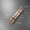 Atlantic 4 Inch Zaylo Tower Bolt for Doors & Windows | Rose Gold Finish Aluminium Kundi/Chitakni Door Latch for Main Door, Bathroom & Bedroom | Heavy Duty Tower Bolt (Pack of 4) view 3