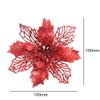 APSAMBR Artificial Glitter Fake Flower Merry Christmas Tree Decorations Ornament for Home (Multicolour) - 6 Pieces view 3