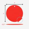 P-Plus International Silicone Trivets Mat for Dish Hot Pads for Counter Top,Pan and Pot Heat Resistant Hot Protector Round B 18 cm Random Pack of 4 view 4