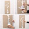 Vosarea 3D Acrylic Wall Sticker Flower and Vase Mirror Wall Decal Art Sticker Wall Sticker for Living Room Bathroom Bedroom view 3