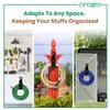 CINAGRO Durable Heavy Duty MS Garden Pipe Stand (Pack of 1 Hang with or Without Wall Mounting, Portable Irrigation Hose Hanger, Garden Pipe Holder Hook (Square Holder, MS Metal) view 4
