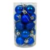 Evisha 20 Christmas Tree Small Balls for Christmas Tree Decoration Hanging Ornaments (Red Golden) view 1