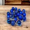 Evisha 20 Christmas Tree Small Balls for Christmas Tree Decoration Hanging Ornaments (Red Golden) view 2