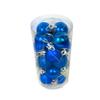 Evisha 20 Christmas Tree Small Balls for Christmas Tree Decoration Hanging Ornaments (Red Golden) view 4