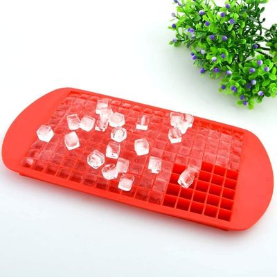 GLIVE (LABEL) Ice Cube Silicone Ice Maker Tiny Ice Cube Trays Chocolate Mold ColorIce Maker Ice Cube Trays Chocolate Mold for Kitchen Bar Party Drinks Silicone Ice Ball Mould, Sphere Tray (2)