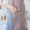 Queenly Waterproof and Oil-Proof Cooking Gown, Kitchen Fashion Home, Kitchen Apron Adult Female (Color : Brown/Khakhi) view 4