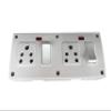 Heavy Duty UPVC 2 Socket,2 Switches with LED Lights (1 Meters) view 1