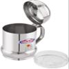 MARU Stainless Steel Oil dispensers for kitchen - Durable Oil container for kitchen with Handle, Ideal for Cooking Perfect Oil Dispenser for Daily Use (650ML) view 4