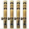 Life Vision Half Round Style Zaylo (Aluminium Body with Steel Rods and Knob) Tower Bolts 6 inch Antique Finish Pack of 4 Pcs. view 1