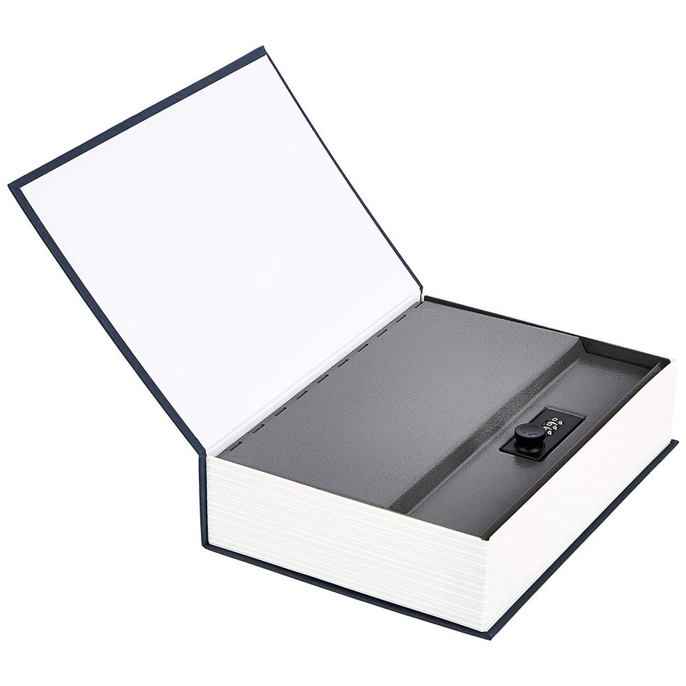 Fayby Steel Hidden Mini Safe Dictionary cum locker Secret Book Box