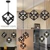 Vrct (Pack of 2) AC 110V Metal Square Cube Ceiling Light (Black, 60W)-(Bulb not Included) view 2