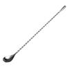 NJ Teardrop Twisted Design Bar Spoon, Cocktail Mixing Spoon, Long Handle Stirring Spoon, Stainless Steel Spiral Pattern Spoon, Gift Bar Cocktail Shaker Spoon 12 Inches - 01 Pc. view 1