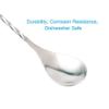 NJ Teardrop Twisted Design Bar Spoon, Cocktail Mixing Spoon, Long Handle Stirring Spoon, Stainless Steel Spiral Pattern Spoon, Gift Bar Cocktail Shaker Spoon 12 Inches - 01 Pc. view 2