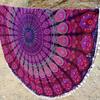 Textile Art Tapestry Mandala Traditional Cotton Round Center Table Cover-Queen, Multicolour view 2