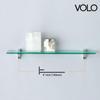 Volo Adjustable Stainless Steel F Type Glass Shelf Bracket Square 6 Inches for 6mm/ 8mm/ 10mm/ 12mm Glass-Pack of 6 Pieces view 4