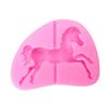 UG LAND INDIA DIY 3D Carousel Horse Silicone Mold Merry-Go-Round Fondant Chocolate Mould Cake Cupcake Topper Baking Decorating Tool view 1