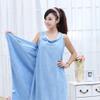 VIRTUAL WORLD Wearable AbsorbentTowel Fast Dry Magic Women Beach Spa Bathrobes Bath Skirt Lady Wearable Drying Girl Dress (Multi Color) view 2