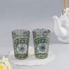 KOLOROBIA Moroccan Inspiration Chai Glass/Tea Glass, Flame Proof, Microwave & Dishwasher Safe | for Daily Use & Gifting, 200 ML (Set of 2) view 2