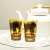 KOLOROBIA Elephant Majesty Chai Glass/Tea Glass, Flame Proof, Microwave & Dishwasher Safe | for Daily Use & Gifting, 200 ML (Set of 2) view 1